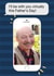 facetime pc Father's Day Personalised Photo Card 43204 created by thortful Designs