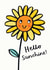 sunflower hello Just because Card 18300 created by Jenny Seddon
