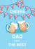 cheers bunting Father's Day Card 25211 created by Siobhan at april rose
