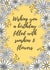 yellow sunshine and flowers birthday card created by Rebecca Handy