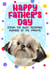 Shih Tzu cute Father’s Day created by Little Cat Creates