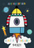rocket space Birthday Card 17932 created by Donna Moran Designs