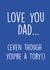 Birthday Fathers Day Dad Tory card created by Olivia Mendoza
