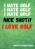 golf nice Father's Day Card 41937 created by RAH