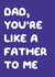 Father Dad Father's Day Card 43165 created by NerdWerk