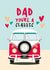 Classic Birthday/Father's Day Card - Camper Van - For Dad created by Diva Doodle Designs