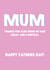 Mum adult Father's Day Card 19056 created by Amysimplycreates