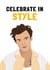 Celebrate like Harry Styles card created by TEA Designs