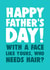 Cheeky Bald Father's Day Card created by Dolli Does Design