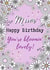 Mum you're bloomin' lovely, floral birthday card created by Rebecca Handy