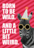 born to be wild zebra Birthday Card 18352 created by Lamb & Bear Creative