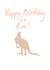 kangaroo australia Birthday Card 17005 created by @sammie.illustrates