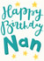 Stars Nan birthday card created by Sweetpea Print Design