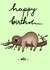happy birthday sloth Card 43785 created by Shivani