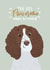 spaniel cocker Birthday Card 17762 created by Lily and Daisy