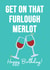 furlough merlot Birthday Card 37420 created by Bizzi Lizzi