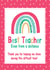 best teacher Thank You Card 41112 created by Rachel J Designs