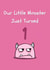 Cute 1st Birthday Card - Monster - For Her created by @MisterDave