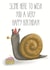 slime snail Birthday Card 19274 created by Rebecca Webb Illustration 