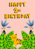 tiger jungle Birthday Card 14293 created by Sara Baker