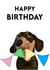 dachshund sausage dog Birthday Card 18789 created by Treacle Bum