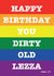 Funny affectionate LGBT Lezza Card created by Pride Cards UK