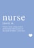 NURSE NHS Thank You Card 40725 created by The Foxy Lemon Co.
