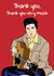 Elvis Presley thank you card created by Graham Sanders