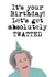 Rude birthday card (I guess you really are as old as you feel) created by MintCards
