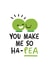 happy pea Love & Friendship Card 4702 created by Conor Rawson
