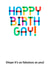 gay fabulous Birthday Card 19291 created by POP FIZZ