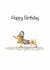 Happy Birthday for a significant other - Sausage dog created by Illustrator Amanda