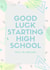 high school secondary school Good Luck Card 16127 created by Gillian Ayre