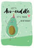 avocado cuddle Birthday Card 19447 created by Leebee Designs