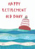 Happy Retirement old boy, nautical buoy card created by NaviStitch