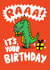 Cute Birthday Card - Roar - Dinosaur - Kids created by Matt Joyce