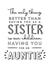 sister auntie Birthday Card 9697 created by Jodie Gaul & Co