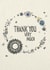 thank you thanks Thank You Card 3307 created by Cathy Haworth