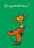 dachshund dog Congratulations Card 9576 created by Cardinky
