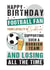FOOTBALL FOOTIE Birthday Card 15240 created by Mad Philomena
