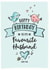 Happy Birthday to My Favourite Husband Card created by Little Red Cherry