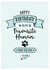 Happy Birthday Favourite Human From The dog Card created by Little Red Cherry