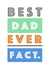 best dad Father's Day Card 37113 created by Little Letters with Love