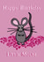 mouse pink Card 44373 created by Jz Designs