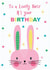 niece bunny Birthday Card 12668 created by TillieMint