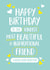 Sweet Best Friend Birthday Card - To The Kindest Most Beautiful And Inspirational Friend created by Elaine Miles