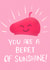 beret ray Love & Friendship Card 19590 created by Lauren Mangan