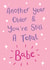 Total Babe Birthday Card created by Sarah Catherine