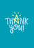 Thank You Star Thank You Card 16986 created by Squaire
