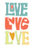 love love love love Just because Card 6989 created by The Happy Little Print Shop